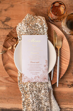 Menu glamour karta dań weselnych menu weselne plan podawania posiłków, złote i eleganckie na klasyczne wesele0