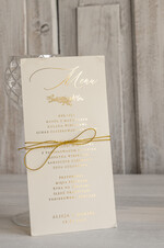Menu glamour weselne menu karta dań weselnych, złote i eleganckie menu weselne na klasyczne wesele, rozkład podawania dań na weselu, dowolna treść menu weselnego1