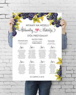 Plany stołów plan stołu plakat  powitanie i usadzenie gości plan stołów weselnych0