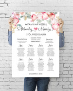 Plany stołów plan stołu plakat  plansza ślubna plan stołów weselnych0