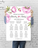 Plany stołów plan stołu plakat  powitanie i usadzenie gości plan stołów weselnych0