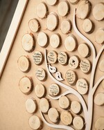 Księgi wpisów gości Rama rustykalna księga gości weselnych do wpisów drzewko  rama alternatywna pamiątka ślubna 2