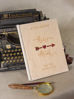 Księgi wpisów gości Drewniane  ksiega pamiatkowa slub mozliwe czarne kartki, okładka z drewna wasze imiona1