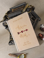 Księgi wpisów gości Drewniane  ksiega pamiatkowa slub mozliwe czarne kartki, okładka z drewna wasze imiona0