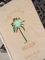 Księgi wpisów gości Drewniane  ksiega gosci na zdjecia z fotobudki, grawerowane drewno wasze imiona1