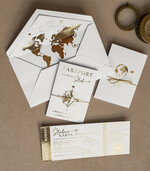 Zestawy Próbkowe próbki zaproszeń próbka Zaproszenia Ślubne Paszport 0