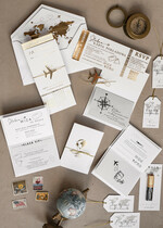 Zestawy Próbkowe próbki zaproszeń próbka Zaproszenia Ślubne Paszport 2