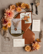 Zaproszenia ślubne Rustykalne i Natura Zaproszenia ślubne z trawą pampasową, suszone kwiaty do zaproszeń ślubnych, zaproszenia na ślub z pleksy, rustykalne zaproszenia na ślub10