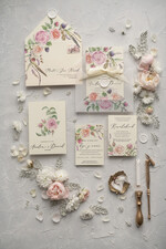 Zaproszenia ślubne Rustykalne i Natura modne zaproszenia ślubne rustykalne na letnie wesele przeźroczysta koperta6