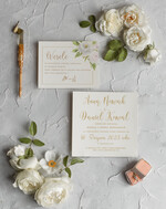 Zaproszenia ślubne Rustykalne i Natura Rustykalne Zaproszenia Ślubne Boho Róże  Zaproszenia na Rustykalny Ślub Boho Kwiaty  Zaproszenie na Ślub 6