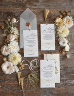 Zaproszenia ślubne Rustykalne i Natura kartki ślubne ręcznie robione, rustykalne inspirowane natura i ekologią10