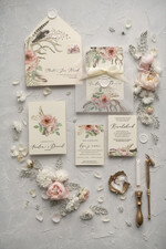 Zaproszenia ślubne Rustykalne i Natura Eleganckie zaproszenia ślubne boho Rustykalne Zaproszenia ns ślub2