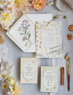 Zaproszenia ślubne Rustykalne i Natura zaproszenia ślubne z delikatną grafiką, zaproszenia na ślub w stylu rustykalnym, zaproszenie ślubne proste i delikatne, kwiatowe zaproszenia ślubne0