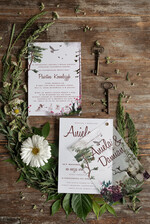 Zaproszenia ślubne Rustykalne i Natura niepowtarzalne zaproszenia ślubne, w stylu rustykalnym na ekologiczne wesele3