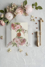 Zaproszenia ślubne Rustykalne i Natura kwiatowe zaproszenia ślubne rustykalne zaproszenia na ślub boho styl2