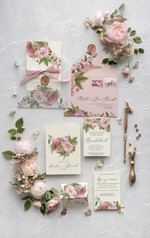 Zaproszenia ślubne Rustykalne i Natura kwiatowe zaproszenia ślubne rustykalne zaproszenia na ślub boho styl0