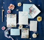 Zaproszenia ślubne Rustykalne i Natura zaproszenia ślubne w pastelowych kolorach wykonywane ręcznie inspirowane malarstwem3