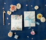 Zaproszenia ślubne Rustykalne i Natura zaproszenia ślubne w pastelowych kolorach wykonywane ręcznie inspirowane malarstwem4