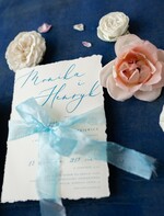 Zaproszenia ślubne Rustykalne i Natura zaproszenia ślubne w pastelowych kolorach wykonywane ręcznie inspirowane malarstwem5