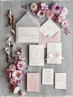 Zaproszenia ślubne Rustykalne i Natura minimalistyczne zaproszenia ślubne proste Zaproszenia na Ślub Przeźroczysta Koperta0