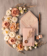 Zaproszenia ślubne Rustykalne i Natura zaproszenia ślubne z naturalną trawą pampasową4