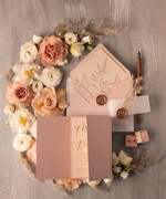 Zaproszenia ślubne Rustykalne i Natura zaproszenia ślubne z naturalną trawą pampasową6