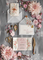 Zaproszenia ślubne Rustykalne i Natura Rustykalne Zaproszenia Ślubne Boho Kwiaty  Zaproszenia na Rustykalny Ślub Boho Kwiaty  Zaproszenie na Ślub 2