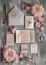 Zaproszenia ślubne Rustykalne i Natura Rustykalne Zaproszenia Ślubne Boho Kwiaty  Zaproszenia na Rustykalny Ślub Boho Kwiaty  Zaproszenie na Ślub 0