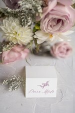 Winietki rustykalne ślubne wizytówki winietki na stół weselny1