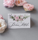 Winietki rustykalne ozdobne winietki na ślub wizytówki dla gości weselnych, rustykalne winietki slubne, usadzenie gości na weselu0