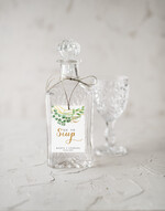 Zawieszki na butelki rustykalne etykieta na alkohol weselny, rustykalne śmieszne treści0