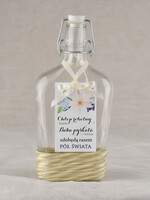 Zawieszki na butelki rustykalne etykieta na alkohol weselny, rustykalne śmieszne treści1