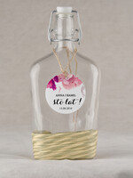 Zawieszki na butelki rustykalne etykieta na alkohol weselny, ekologiczne i rustykalne0