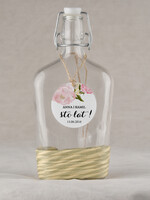 Zawieszki na butelki rustykalne zawieszki na wódkę weselną, rustykalne treści do wyboru0