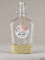 Zawieszki na butelki rustykalne etykieta na wódkę zawieszka na alkohol weselny, rustykalne treści do wyboru0