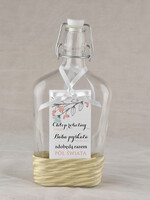 Zawieszki na butelki rustykalne zawieszka na alkohol weselny, rustykalne treści do wyboru0