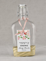 Zawieszki na butelki rustykalne etykiety na wódkę weselną, rustkalne z dowolną treścią0