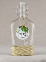 Zawieszki na butelki rustykalne etykiety na butelki weselne, idealne na wesele w stodole0