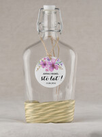 Zawieszki na butelki rustykalne etykiety na butelki weselne, rustykalne śmieszne treści0