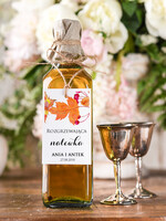 Zawieszki na butelki rustykalne ślubne zawieszki na alkohol, idealne na wesele w stodole0