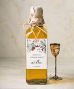 Zawieszki na butelki rustykalne etykieta na alkohol weselny, rustykalne i ekologiczne0