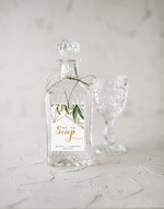 Zawieszki na butelki rustykalne etykieta na alkohol weselny, rustykalne śmieszne treści0