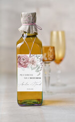 Zawieszki na butelki rustykalne ślubne zawieszki na alkohole, rustkalne z dowolną treścią0