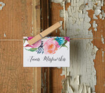 Winietki Boho/etno/pióra ozdobne winietki na ślub wizytówki dla gości weselnych0