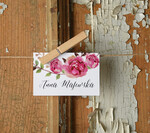 Winietki Boho/etno/pióra ręcznie robione winietki ślubne wizytówki dla gości weselnych0