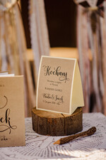 Księgi wpisów gości Boho/etno/pióra księga do wpisywania życzeń przez gości weselnych, w stylu boho z motywam kwiatowym3