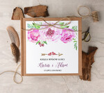 Księgi wpisów gości Boho/etno/pióra ksiega gosci na zdjecia z fotobudki, rustykalne glam wasze imiona i data0