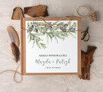 Księgi wpisów gości Boho/etno/pióra księga gości weselnych czarne kartki do wyboru, rustykalne glam wasze imiona i data0