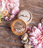 Pudełka Szkatułki na Obrączki szkatułki szkatułka na obrączki ślubne wasze imiona i data pudełko z żywicy 5