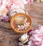 Pudełka Szkatułki na Obrączki szkatułki szkatułka na obrączki ślubne wasze imiona i data pudełko z żywicy 7